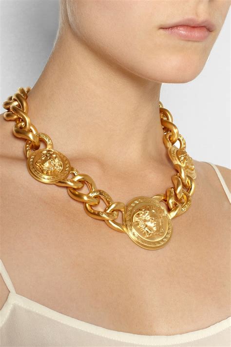 does versace use gold|versace gold necklace.